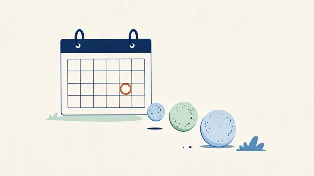 Calendario con un día marcado y monedas que crecen